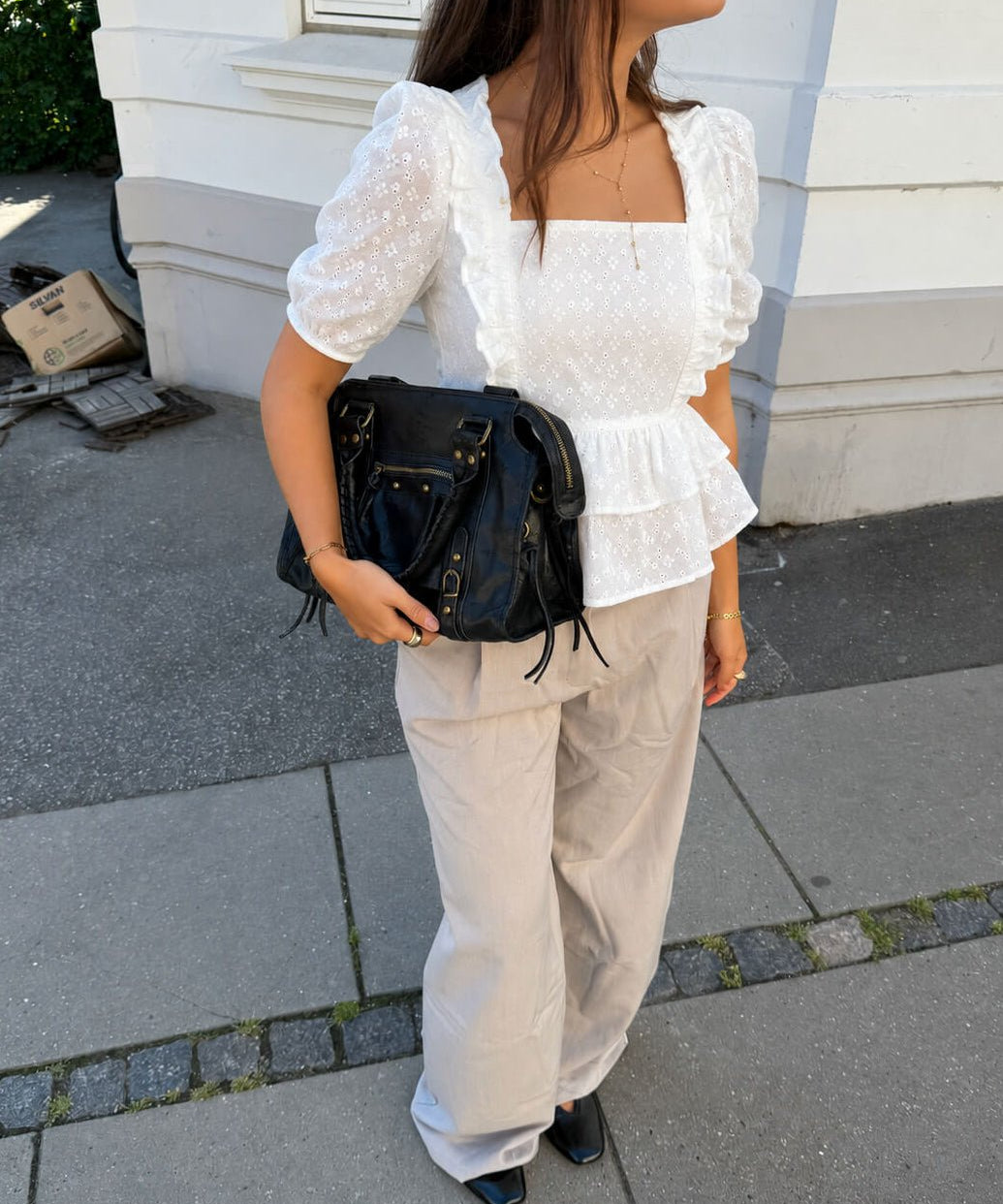 Sommer Bluse - Hvid - ByStenholt.dk