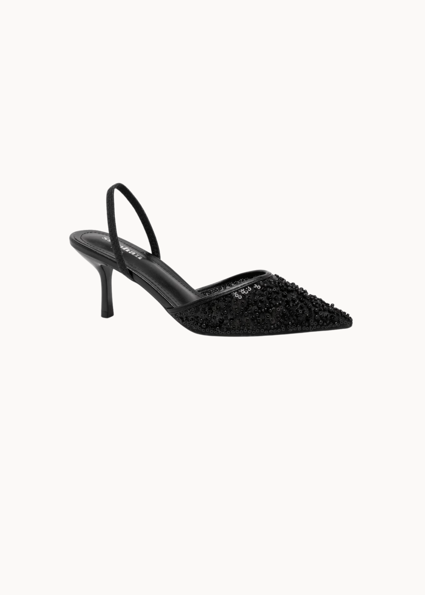 Sparkle Slingback Pumps - Sort - ByStenholt.dk