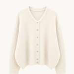 Strikket Cardigan - Creme - ByStenholt.dk