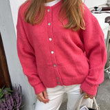 Strikket Cardigan - Koral - ByStenholt.dk