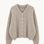 Strikket Cardigan - Taupe - ByStenholt.dk