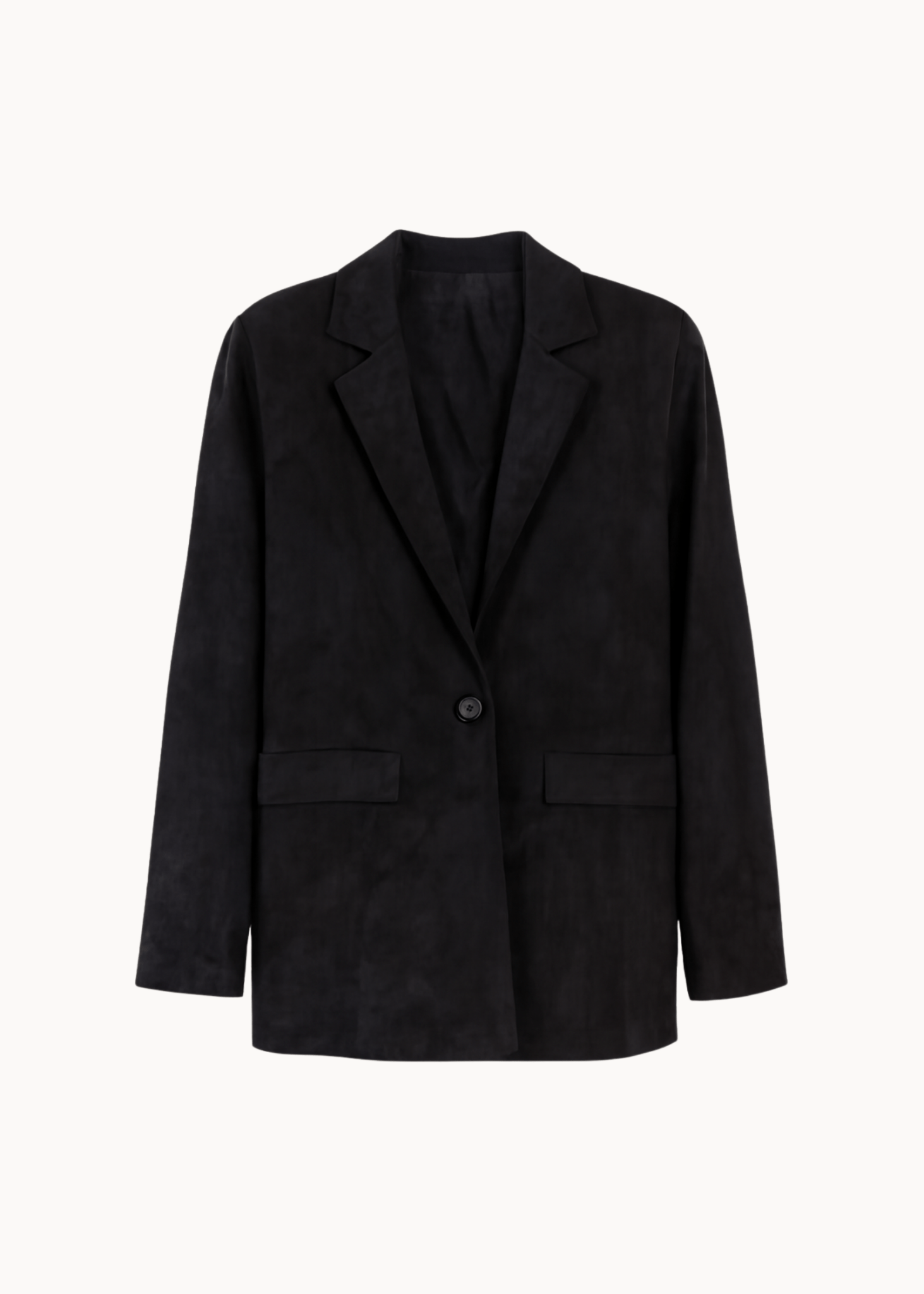 Suede Blazer - Sort - ByStenholt.dk