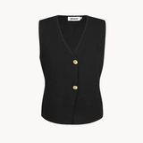 Tayla Vest - Sort - ByStenholt.dk