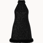 Thea Paillet Kjole - Sort - ByStenholt.dk