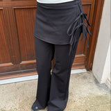 Tora Bukser med nederdel - Sort - ByStenholt.dk