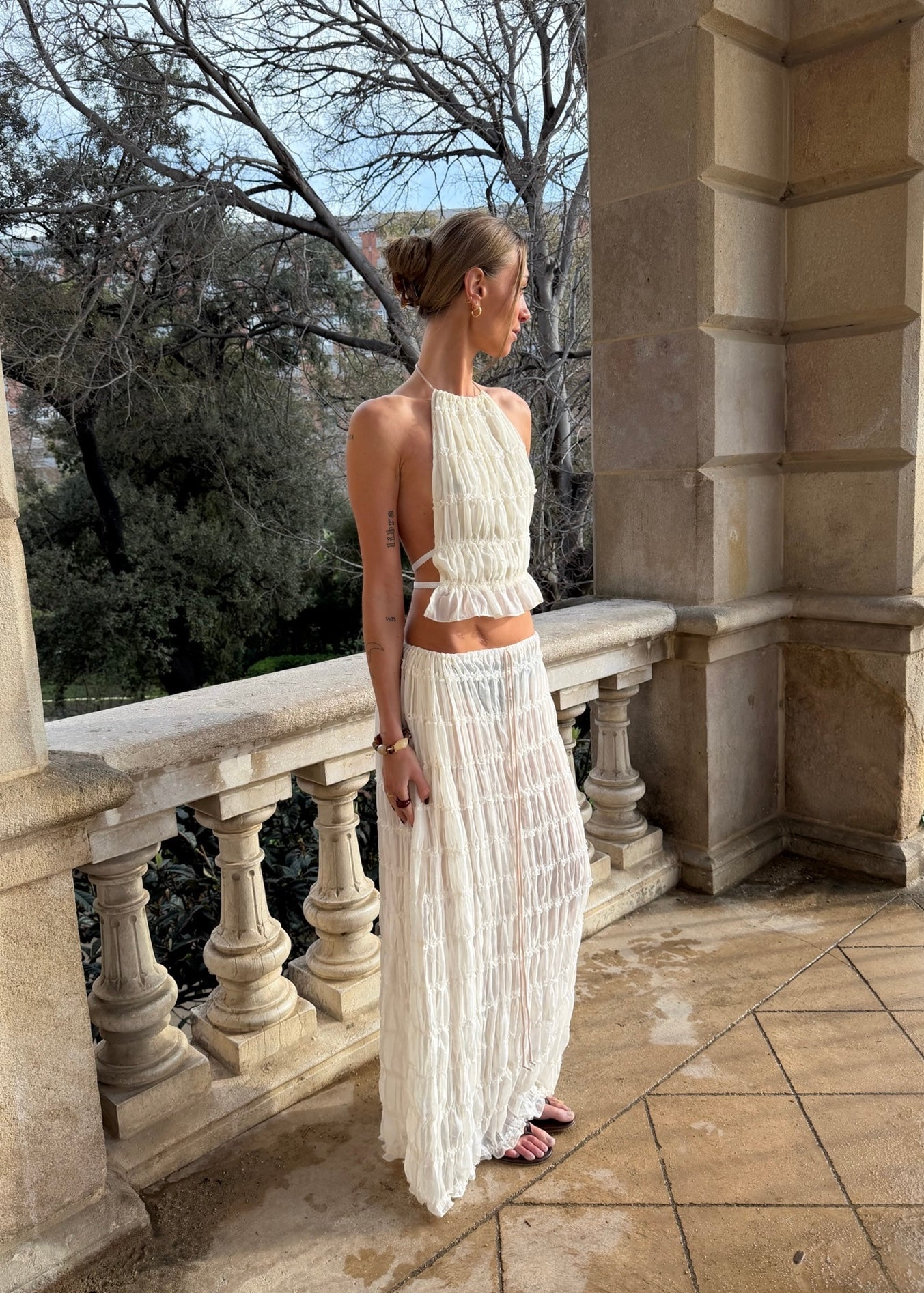 Valeria Mesh Sæt - Hvid - ByStenholt.dk