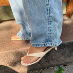 Vea Sandaler med Hæl - Beige - ByStenholt.dk