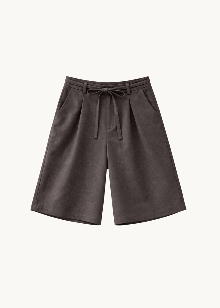 Vide Bermuda Shorts - Mørkebrun - ByStenholt.dk