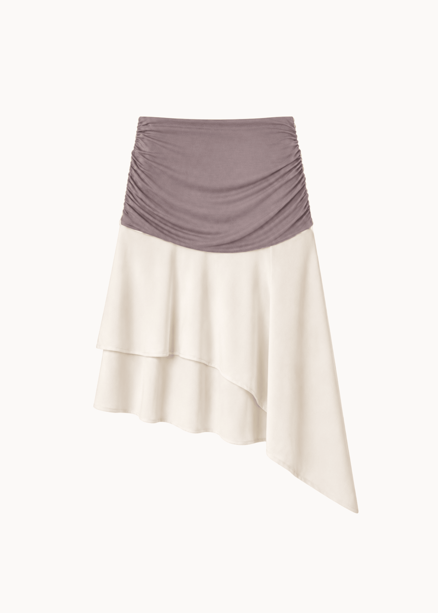 Zenia Top + Aia Nederdel Sæt - Taupe/Creme - ByStenholt.dk