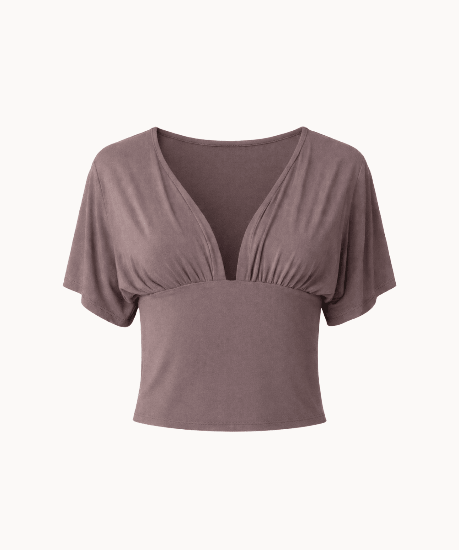 Zenia Top - Taupe - ByStenholt.dk