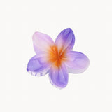 Hawaiian flower hair clip - Purple
