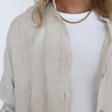 Linen shirt - Beige